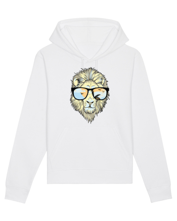 Leu Cool cu Ochelari White