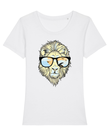 Leu Cool cu Ochelari White