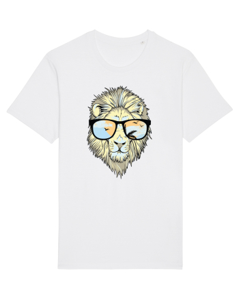 Leu Cool cu Ochelari White