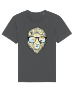 Leu Cool cu Ochelari Tricou mânecă scurtă Unisex Rocker