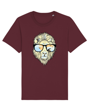 Leu Cool cu Ochelari Burgundy