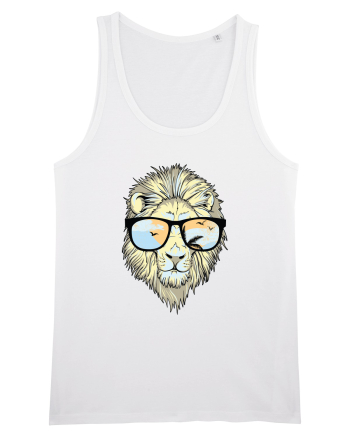 Leu Cool cu Ochelari White
