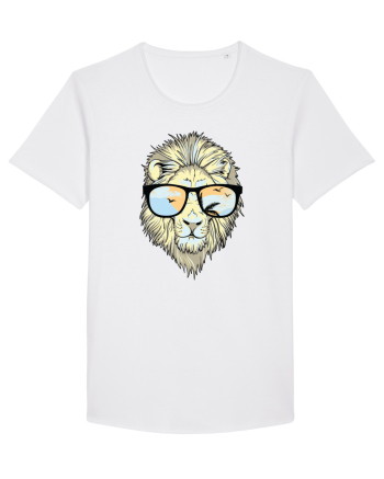 Leu Cool cu Ochelari White
