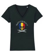 Nationalist Tricou mânecă scurtă guler V Damă Evoker