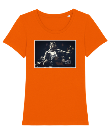 kurt cobain - nirvana Bright Orange