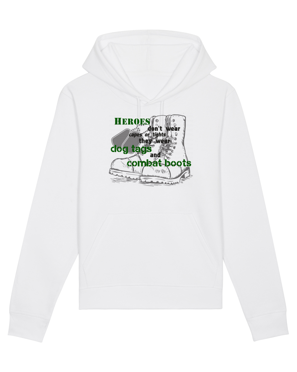 Hanorac Unisex Drummer White