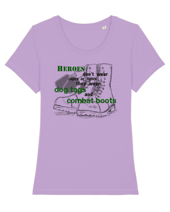Dog tags and combat boots Lavender Dawn