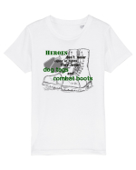 Dog tags and combat boots Tricou mânecă scurtă  Copii Mini Creator
