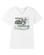 Dog tags and combat boots Tricou mânecă scurtă guler V Bărbat Presenter