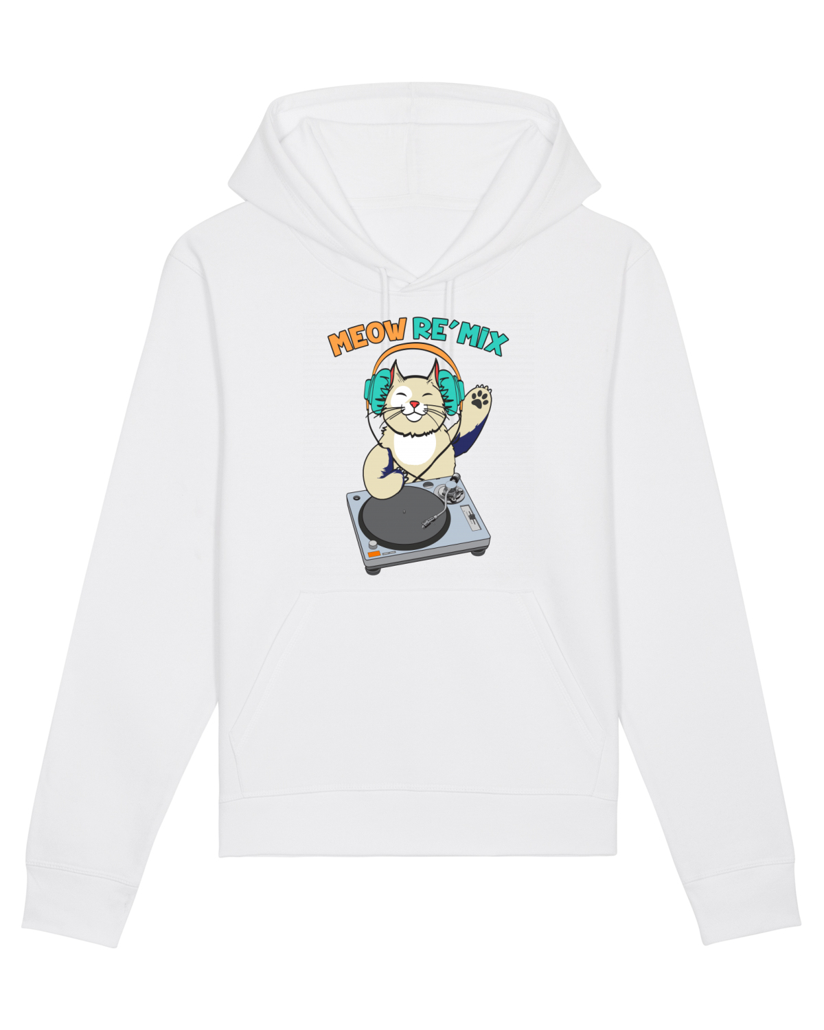 Hanorac Unisex Drummer White