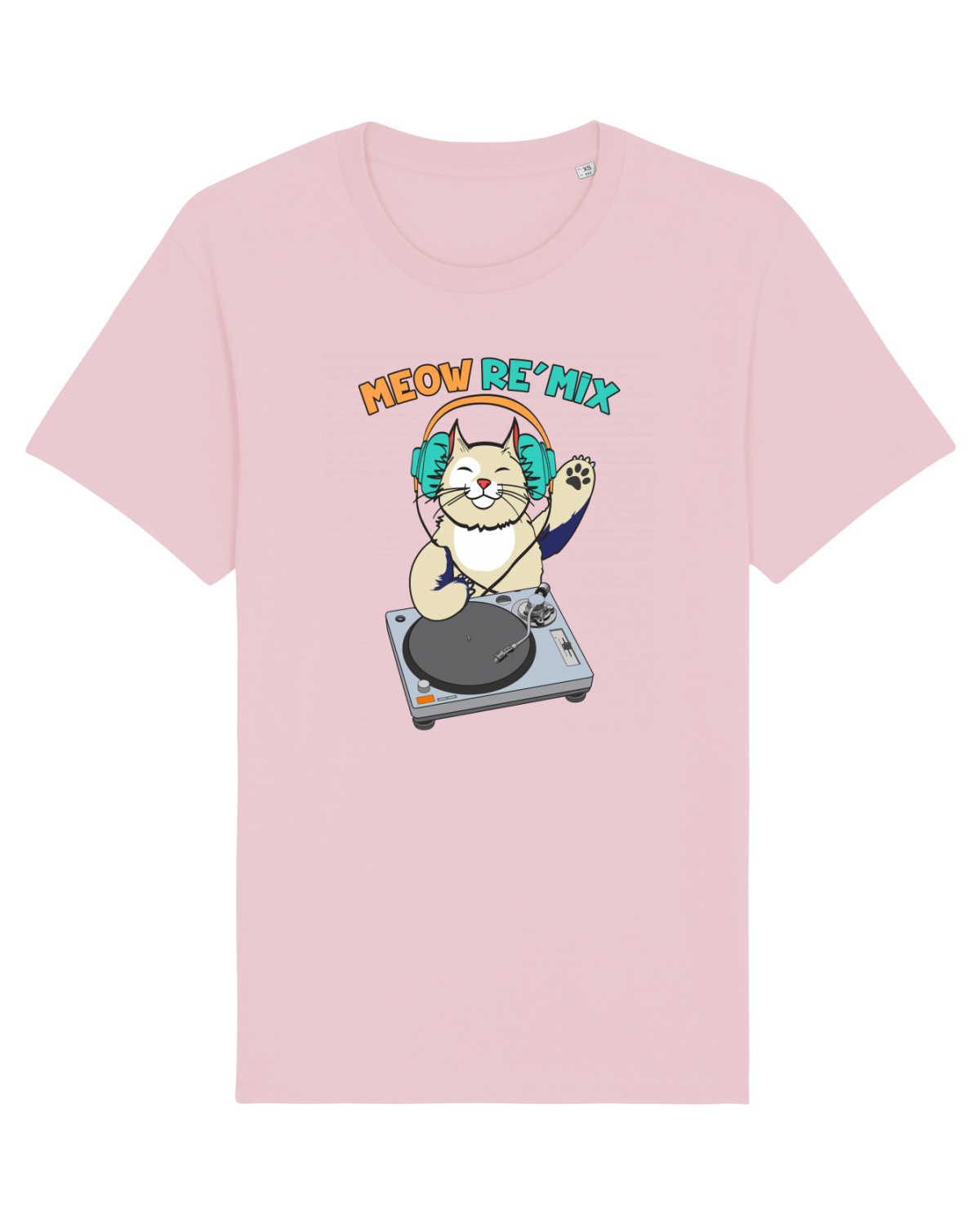 Tricou mânecă scurtă Unisex Rocker Cotton Pink