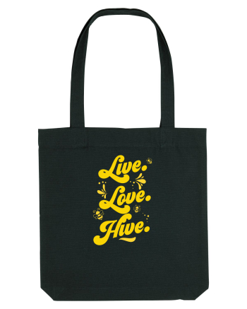 Live Love Hive Black