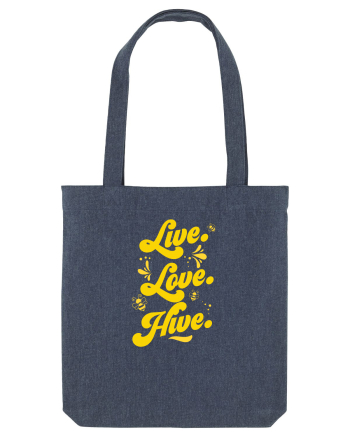 Live Love Hive Midnight Blue