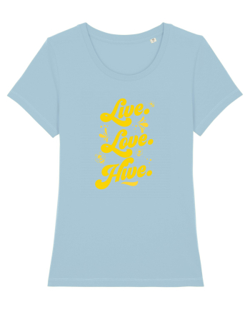 Live Love Hive Sky Blue