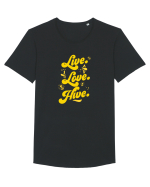 Live Love Hive Tricou mânecă scurtă guler larg Bărbat Skater
