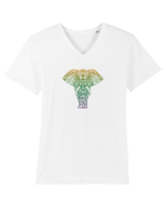 Elefant Tricou mânecă scurtă guler V Bărbat Presenter