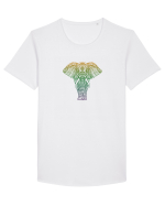 Elefant Tricou mânecă scurtă guler larg Bărbat Skater