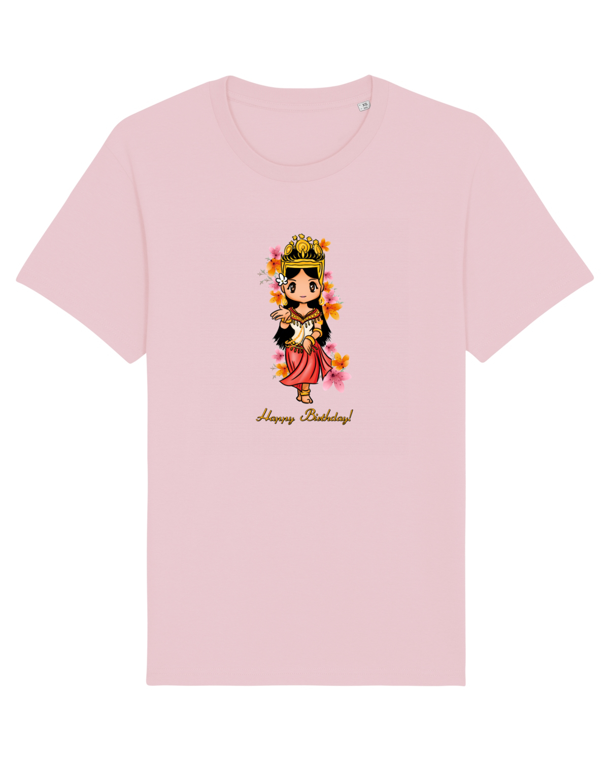 Tricou mânecă scurtă Unisex Rocker Cotton Pink