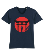 Business Samurai Tricou mânecă scurtă guler V Bărbat Presenter