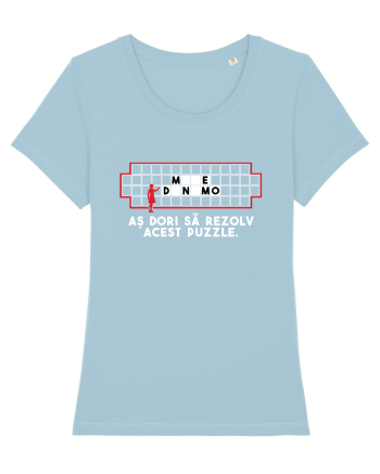 Puzzle funny Sky Blue