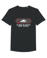 Puzzle funny Tricou mânecă scurtă guler larg Bărbat Skater