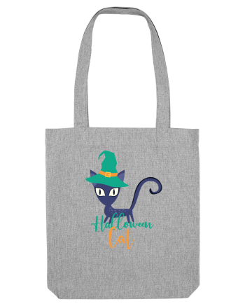 Halloween Cat Heather Grey
