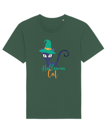 Halloween Cat Bottle Green
