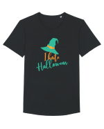 I hate Halloween ! Tricou mânecă scurtă guler larg Bărbat Skater