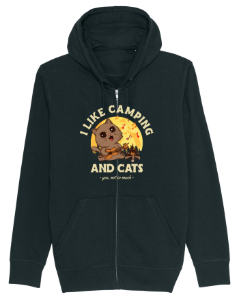 I like camping and cats Black