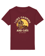 I like camping and cats Tricou mânecă scurtă  Copii Mini Creator