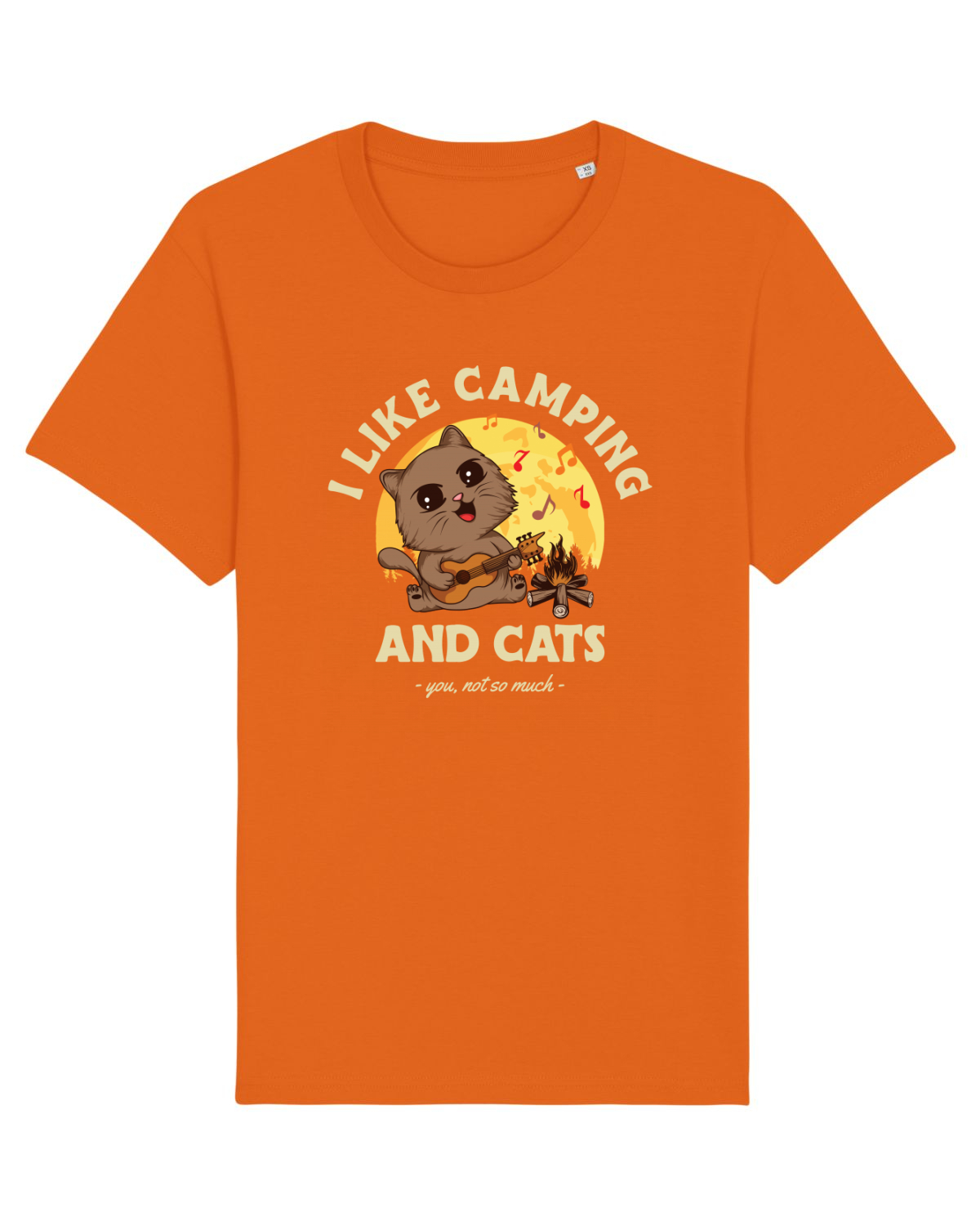 Tricou mânecă scurtă Unisex Rocker Bright Orange