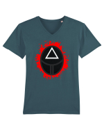 Soldat Squid Game Tricou mânecă scurtă guler V Bărbat Presenter