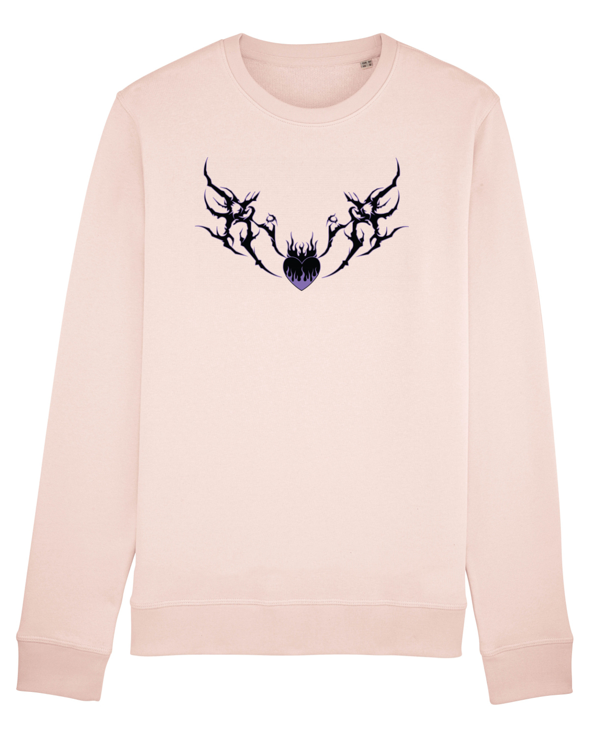 Bluză mânecă lungă Unisex Rise Candy Pink