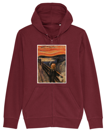 The Scream Edvard Munch parody Burgundy