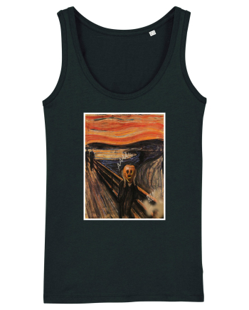 The Scream Edvard Munch parody Black
