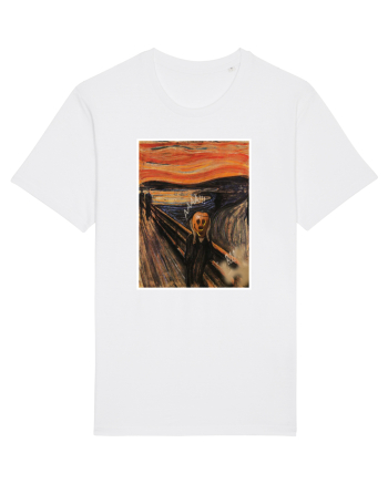 The Scream Edvard Munch parody White