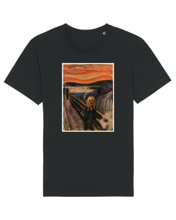 The Scream Edvard Munch parody Black