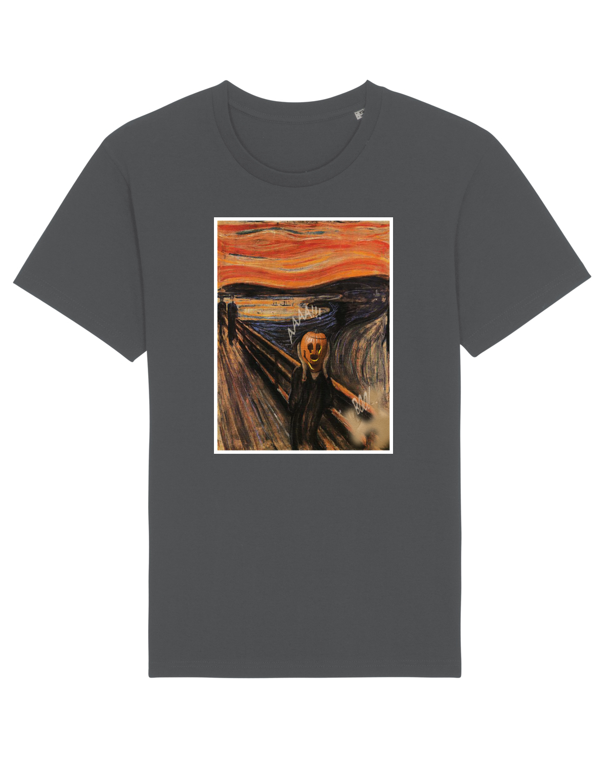 Tricou mânecă scurtă Unisex Rocker Anthracite