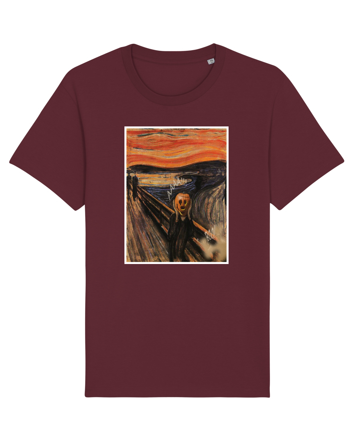 Tricou mânecă scurtă Unisex Rocker Burgundy