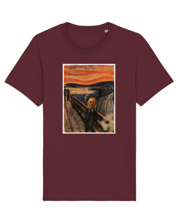 The Scream Edvard Munch parody Burgundy