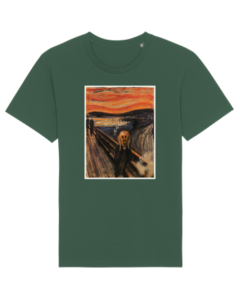 The Scream Edvard Munch parody Bottle Green