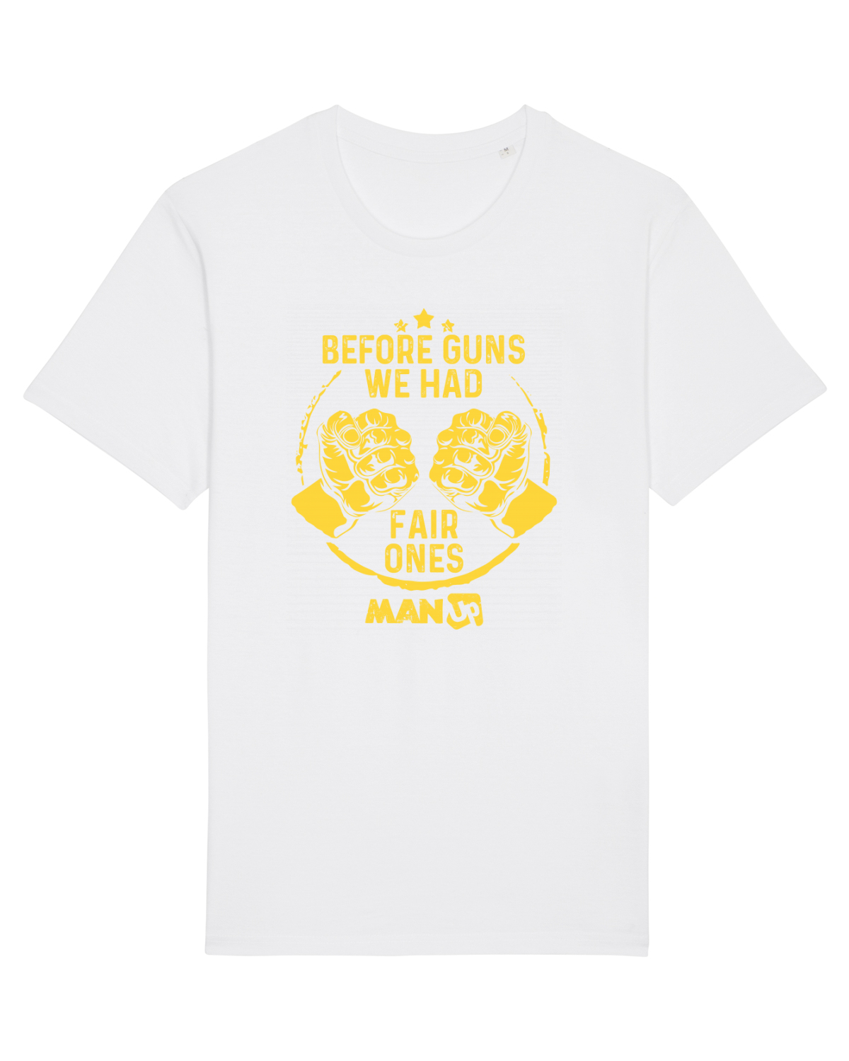 Tricou mânecă scurtă Unisex Rocker White