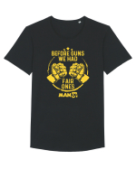 Man Up Tricou mânecă scurtă guler larg Bărbat Skater