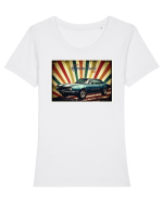Chevrolet Camaro Tricou mânecă scurtă guler larg fitted Damă Expresser