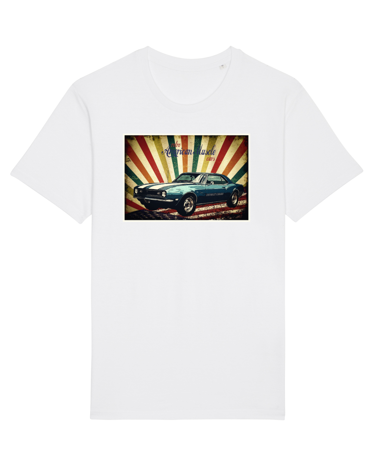 Tricou mânecă scurtă Unisex Rocker White