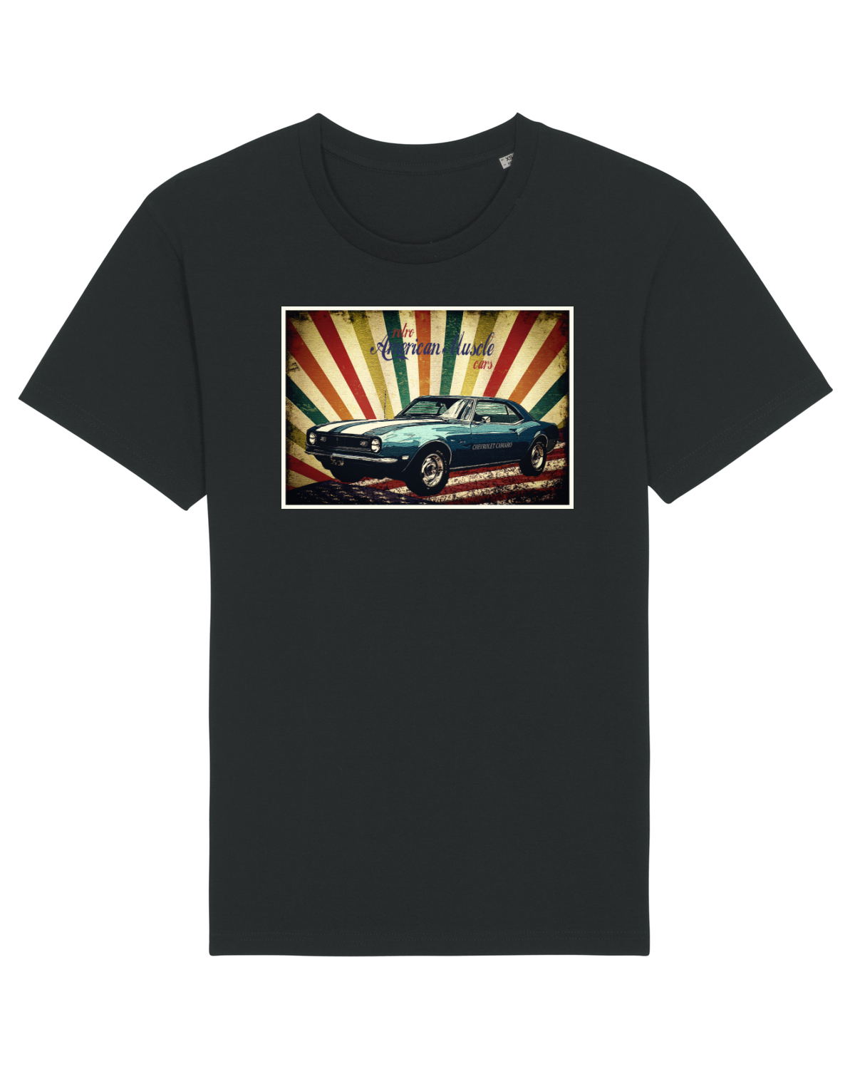 Tricou mânecă scurtă Unisex Rocker Black