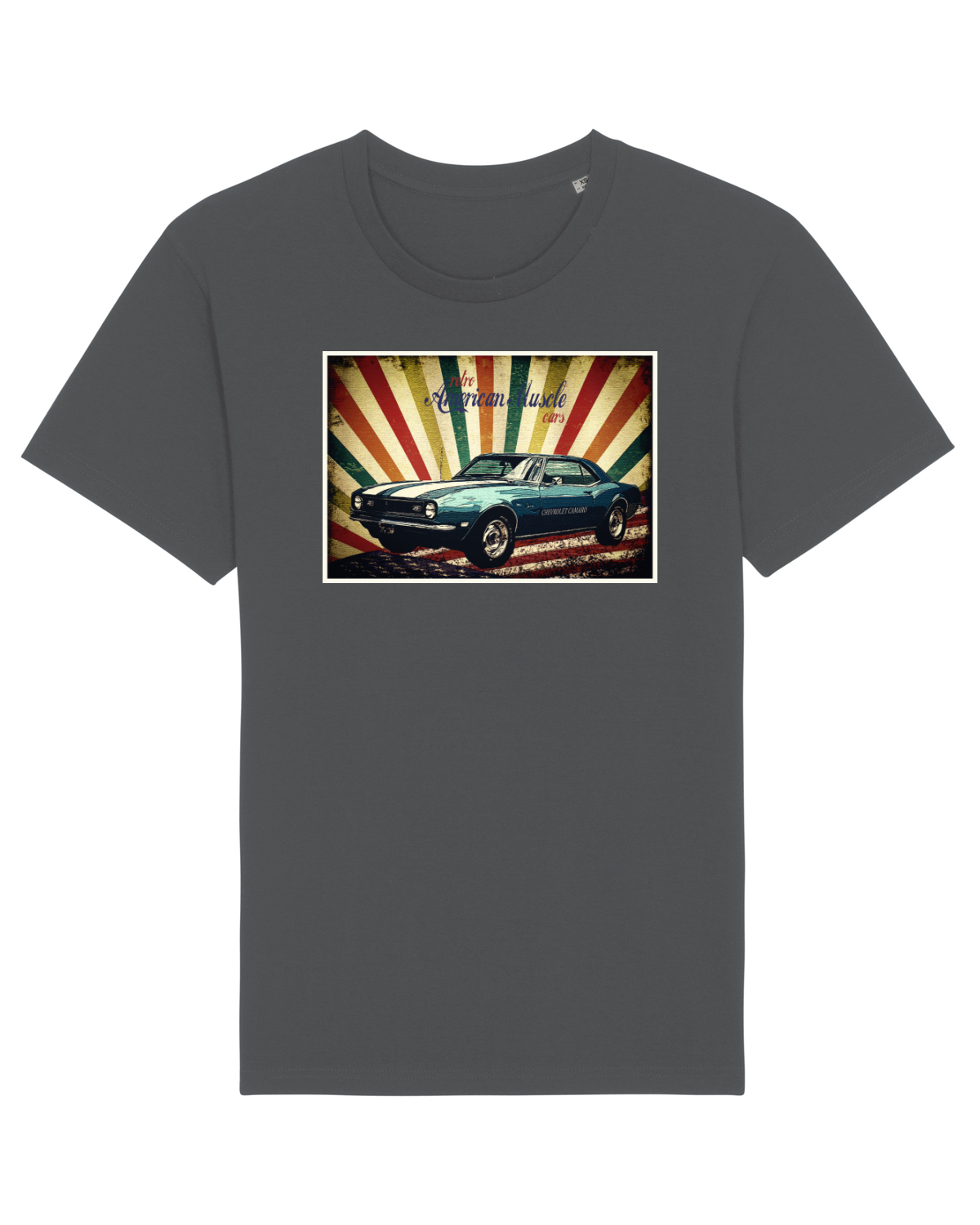 Tricou mânecă scurtă Unisex Rocker Anthracite