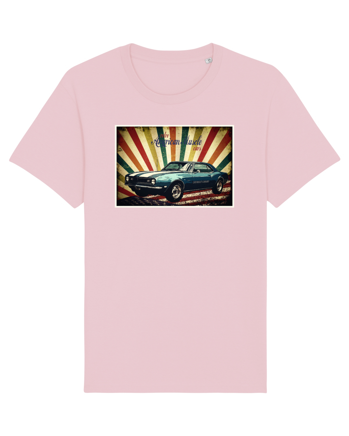 Tricou mânecă scurtă Unisex Rocker Cotton Pink