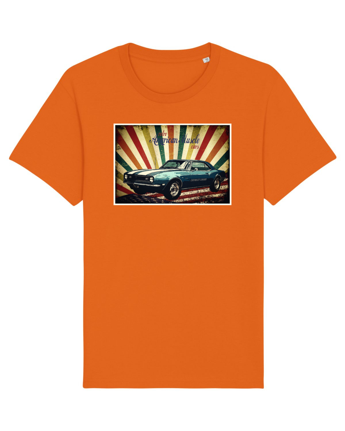 Tricou mânecă scurtă Unisex Rocker Bright Orange