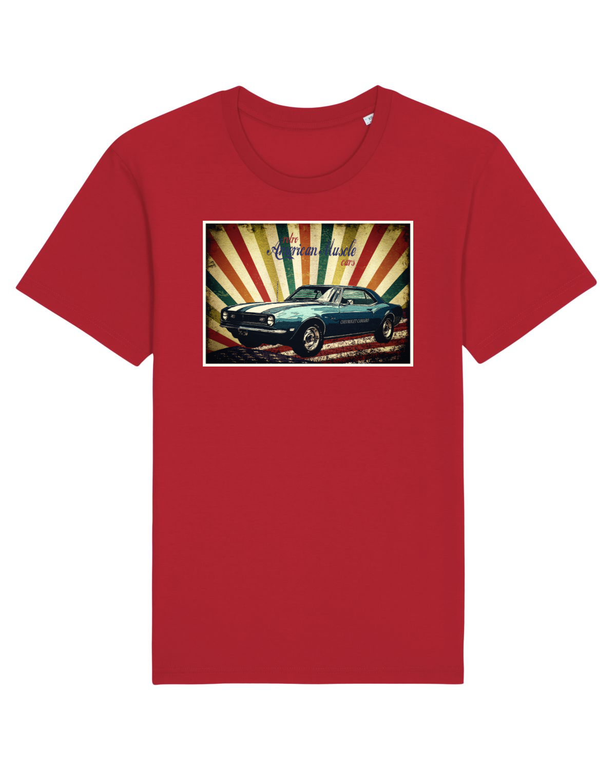 Tricou mânecă scurtă Unisex Rocker Red